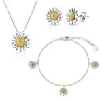 Philip Jones 3pc Daisy Bracelet Set