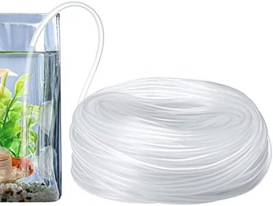 Zhengmy 230 ft Standard Size Airline Tubing for Fish Tank Clear and Flexible Aquarium Air Pump Accessories 3/16'' Tubing for Fish Tank Air Pump, Aquariums, Terrariums