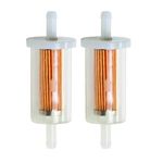 HIPA (Pack of 2) Fuel Filter for BS 695666 MTD Craftsman CC Troy Bilt Lawn Mower Tractor