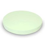 SheetWorld 100% Cotton Jersey Round Crib Sheet, Soft Mint, 42 x 42, Made In USA