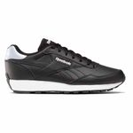 Reebok Women's Rewind Run Sneaker, Black/PALBLU/FTWWHT, 6.5 UK