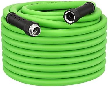 DEWENWILS Garden Hose 75 ft x 5/8", Water Hose with SwivelGrip, Heavy Duty, Lightweight, Flexible Hose for Plants, Car, Yard, 3/4 Inch Solid Fittings, Drinking Water Safe