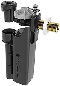 Fluidmaster 6720-S-001-P10 6000 S/E Non Delay WC Fill Valve, Black