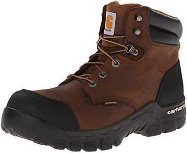 Carhartt Men's CMF6380 Rugged Flex Six Inch Waterproof Work Boot,Dark Brown Oil Tanned,15 W US
