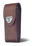 Victorinox Leather Belt Pouch with Hook-and-Loop Fastener, 13 cm Length x 4 cm Height, Brown