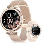 2024 Smart Watches for Women Answer/Make Call,1.19" AMOLED Display Fitness Tracker with 100 Sport Mode,Heart Rate/Sleep Monitor/Pedometer/Calories,IP68 Waterproof for Android iOS