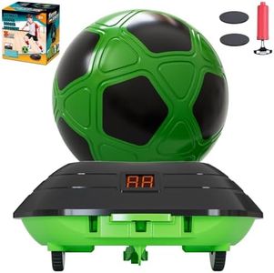 KNMDU Soccer Training Toy, Smart Following Soccer Trainer with LED Score Counter, 3 Speed Adjustable Indoor Soccer Training Equipment for Kids & Adults