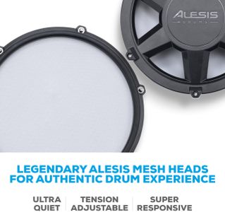 Alesis Nitro Max Electronic Drum Kit – Mesh Pads, Complete Set