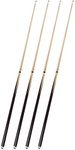 HNQQ Pool Cue Stick/Billairds cue Stick (58" Set of 4)