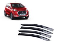 Buy N Bliss Unbreakable Injection Moulded Car Side Window Deflector, Door Visor, Wind Guard, Rain Guard Compatible with Datsun RediGo Set of-4pcs