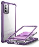 i-Blason Ares Dual Layer Rugged Clear Bumper Case for 6.7-Inch Galaxy Note 20 5G (2020), Purple