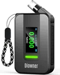 Portable Breathalyzer, Pro-Grade High Accuracy Breathalyzers for Alcohol with IPS Digital Display & Personal Breathalyzer 10 Mouthpieces, Ideal USB Rechargeable Alcohol Tester for Car/Home Use (Black)