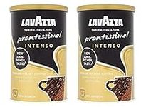 Lavazza Prontissimo Intenso Premium Instant Coffee Tin 95g (Pack of 2)