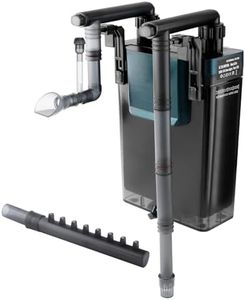 BAITAI Hang On Back Filter, Fish Tank Filter 650L/H, External Aquarium Filter with Ultra-Silent Multi-Stage Filtration, Adjustable Flow & Oxygen Circulation for 106–231L Medium & Large Tanks