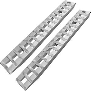 BestEquip 84x14 Inch Aluminum Ramps 6000LBS Capacity Car Trailer Truck ATV Ramps 1 Pair 2 Ramps