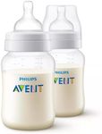 Philips Avent Anti-Colic Baby Bottles, 260ml, 2-Pack SCY103/02