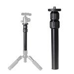 Tripod Center Column Extension Camera Mount Extender Telescopic Rod 3 Section Pole for Monopod DSLR Photo Studio Outdoor Macro Shooting