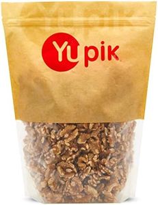 Yupik Raw California Walnuts, Halves & Pieces, 2.2 lb, Kosher, Gluten-Free, Vegan, Unsalted Nuts, Unroasted, Source of Omegas, Healthy Snacks, Nut Topping & Inclusion, Ideal for Baking & Cooking