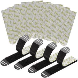 Gluest Picture Hanging Strips Heavy Duty 32 Pairs(64 Strips)，Wall Hanging Strips Hook and Loop Hanging Strips，Damage Free Adhesive Strips for Poster/Picture/Home/Office Decor Wall Safe Tape No Nails