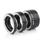 VILTROX DG-C Metal Mount Auto Focus Macro Extension Tube Set Adapter Ring (12mm+20mm+36mm Tubes) for Canon EF EF-S Lens DSLR Camera 760D 700D 80D 70D 5DII 5DIII 5D4 6D 7D 80D 90D 200D