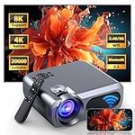 Projector with WiFi and Bluetooth,N