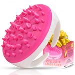 Scala Silicone Anti Cellulite Massager, Body Shower Scrubber, Cellulite Remover - Improve Circulation, Distribute Fat Deposits, Body Massager, Exfoliator, Fat Roller Use with Creams and Oils