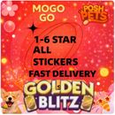 MOGO Stickers ALL 1-6 ⭐(GOLD STICKER) | INSTANT SERVICE 🚀 | BEST DEALS⚡ 24/7