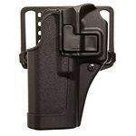 BlackHawk Serpa CQC Concealment Belt Loop and Paddle Holster for Glock 26/27/33 - Left Hand, Black