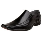 Stacy Adams Men's Templin Bicycle-Toe Slip-On Black 9.5 D(M) US