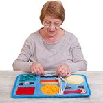 ODOXIA Fidget Blanket for Dementia | Calming & Comforting Dementia Activities for Seniors | Dementia Products for Elderly | Dementia Blanket | Helps Alzheimer’s, Dementia, Asperger’s, Anxiety