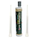 Two-Part Epoxy Adhesive Paste for Anchoring and Crack Repair, 8.6 Ounce Cartridge, Gray