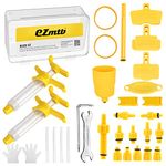 ZITFRI 33pcs Bile Brake Bleed Kit Professional Mountain Bike Hyaraulic Disc Brake Repair Tools Mountain Bike Bicycle Brake Bleeding Kit Oil Mineral for Tektro, EZ, Shimano, Magura, Sram Series