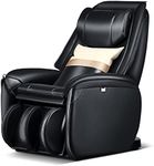 COSTWAY Massage Chair, Full Body Zero Gravity Massage Recliner with SL Track, Waist Heater, Calf Airbag, Automatic Shoulder Detection, Remote Control, Wheels, Pillow, Installation Free (Black)