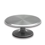 12" Revolving Cake Decorating Turntable Stand - Professional Aluminum & Non-Slip Trademark Innovations