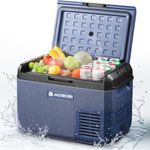 AAOBOSI 25L Car Fridge Freezer, IPX4 Waterproof Portable Compressor Camping Fridge 12V/240V, -20°C to 20°C – Ideal for Campervan, Car, Truck, Boat, Motorhome, Travel, Picnic