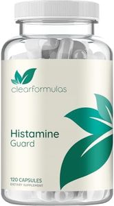 Histamine Guard Immune Support Supplement - Herbal Sinus Respiratory and Immunity Support Histamine Blocker with Stinging Nettle Vitamin C Bromelain and Quercetin Complex - Non-Drowsy (120 Capsules)
