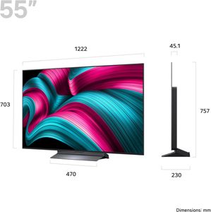 LG 55" OLED 4K Smart TV – Ultra HD HDR Display