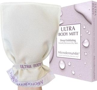 MicrodermaMitt ULTRA Best Deep Body Exfoliator Kese Glove –Keratosis Pilaris Treatment and Reduces Ingrown Hair – Dead Skin Remover for Body - Exfoliating Body Scrubber Mitt – Turkish Exfoliating Mitt