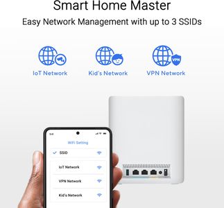 ASUS ZenWiFi BT10 Tri-Band Mesh WiFi System, 3-Pack