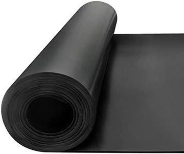 LOGIJOY Neoprene Rubber Sheet Roll 80" x 40" x 1/8" Thick Heavy Duty Solid Rubber Strip Insulated Heatproof Rubber Gasket Material Rubber Seal Sheet Perfect for DIY Gasket Material, Support Protection