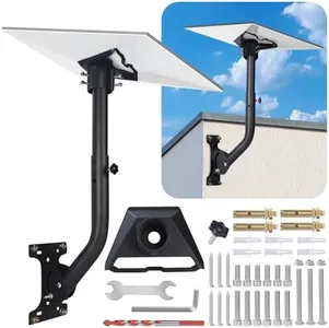 Pvgvovdc Starlink Gen 3 Mount Pipe Adapter Kit, Weather-Resistant Aluminum Alloy, Pole Mounting for Starlink Standard Dish V3