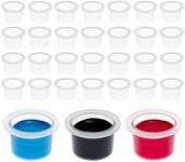 Stockroom Plus 1000 Pack Medium Disposable Tattoo Ink Caps, Pigment Cups for Microblading (17mm)