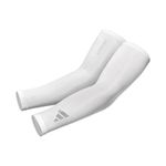 adidas Aeroready Compression Arm Sleeves - White - L/XL