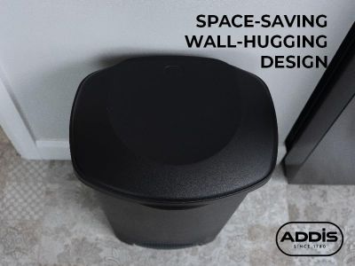 Addis 50L Pedal Bin – Grey Metallic Kitchen Waste Bin