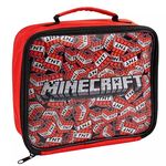 Zak Designs 91705 Minecraft TNT Lunch Bag, Polyester, 2 liters