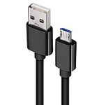 USB Cable for Lenovo Tab 7, Lenovo K8 Plus, Lenovo K8, Lenovo K8 Note, Lenovo Tab 4 10, Lenovo Tab 4 8, Lenovo Tab3 8 Plus USB Cable Original Like Charger Cable | Sync Quick Fast Charging Cable | Micro USB Data Cable | Android V8 Cable (4 Amp, 1 Meter, BM13, Black)