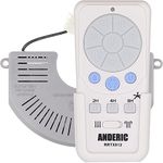 Anderic A25-TX012 / A25-TX025 6 Speed DC Ceiling Fan Remote Control and Receiver Kit for Harbor Breeze - Works Mazon, Kingsbury, Wakefield, Portes, Saratoga FD40-H02R - RRTX012 (Remote+Receiver Kit)