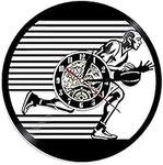 Wall Clocks Basketball Record Sports Watch Led Time Clock Vintage Movement Wall Hanging Basketball Player