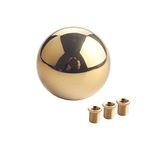 DEWHEL Universal Aluminum Automotive Motorsport Fantasy Manual Stick Shift Knob Gear Stick Shift Head Gear Shift knob Gold for Honda Mazda Toyota Mitsubishi Nissan Chrysler Jeep Wrangler