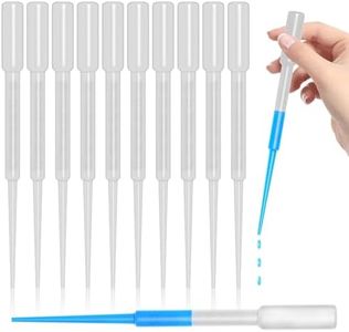 200pcs 3mL plastic dropper, transparent Pasteur disposable graduated dropper, for laboratory liquid transfer essential oil makeup tool transfer liquid device